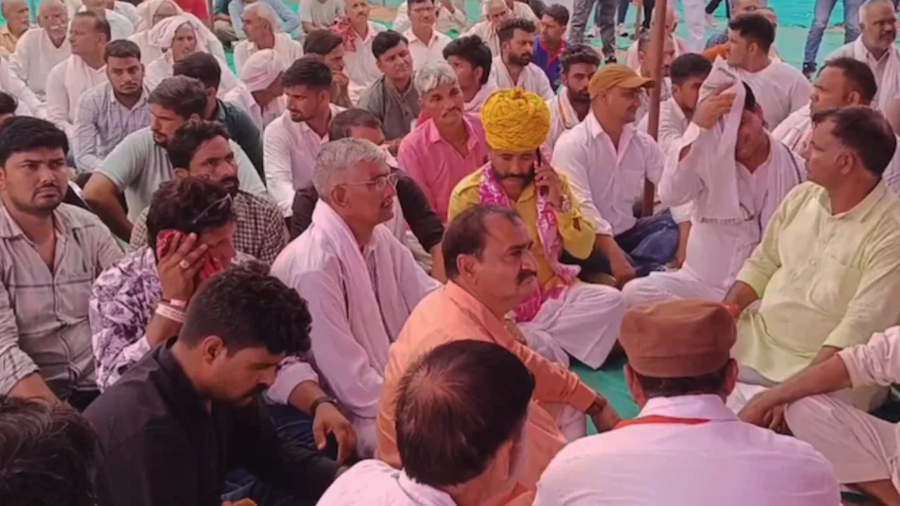 jat-reservation-protest-bharatpur-agra-highway-mahapanchayat-2025